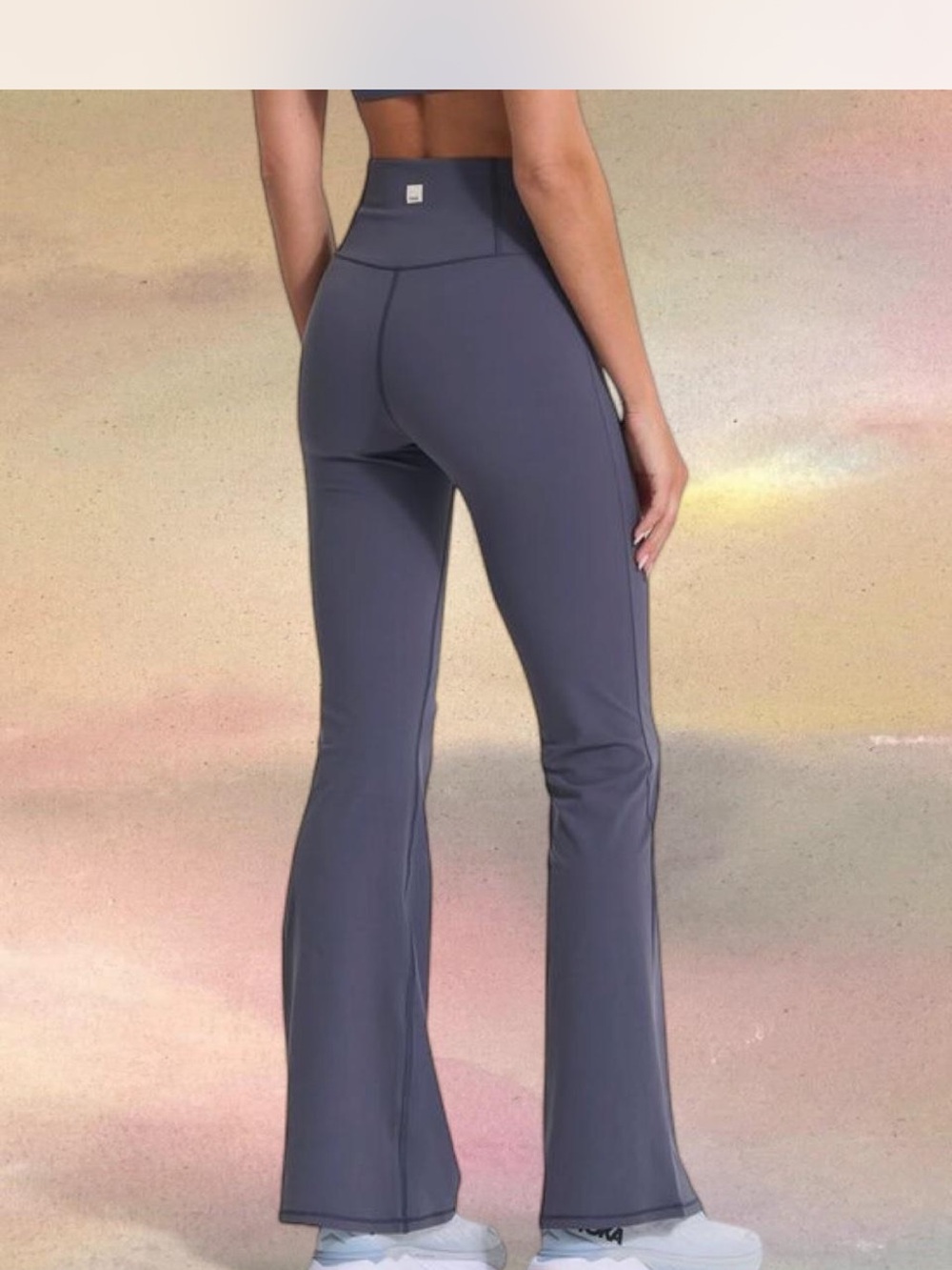 Vuori High-Rise Flare Leggings - Slate blue